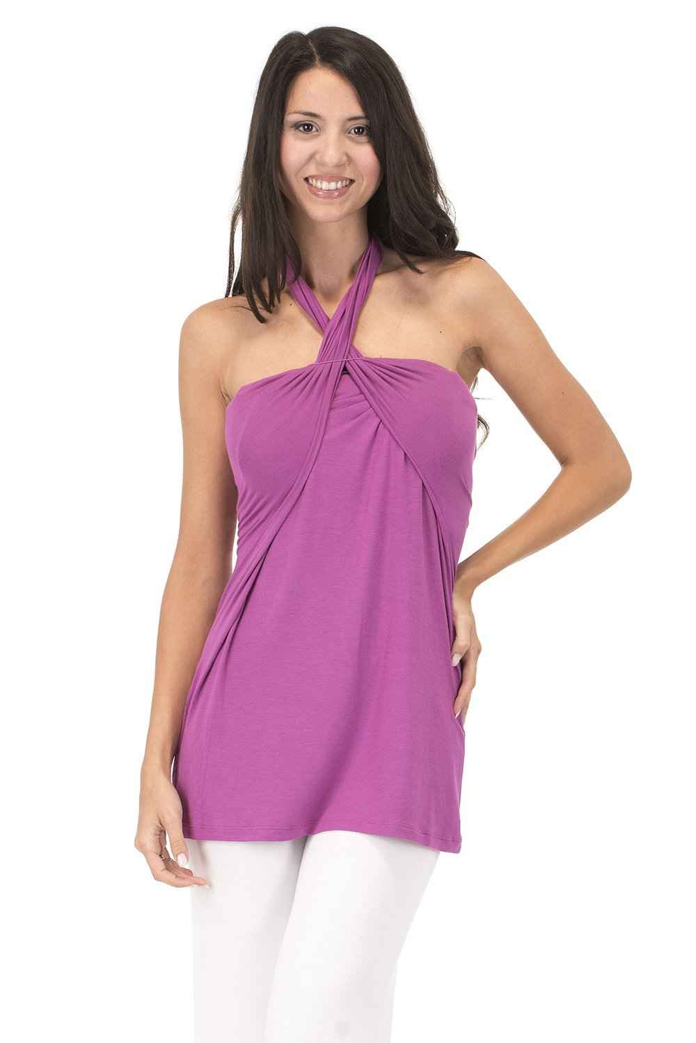 TOP MULTIUSO 7 IN 1 – BAMBOO - RADIANT ORCHID