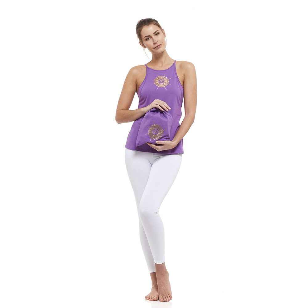 Canotta yoga ametista Sahasrara chakra