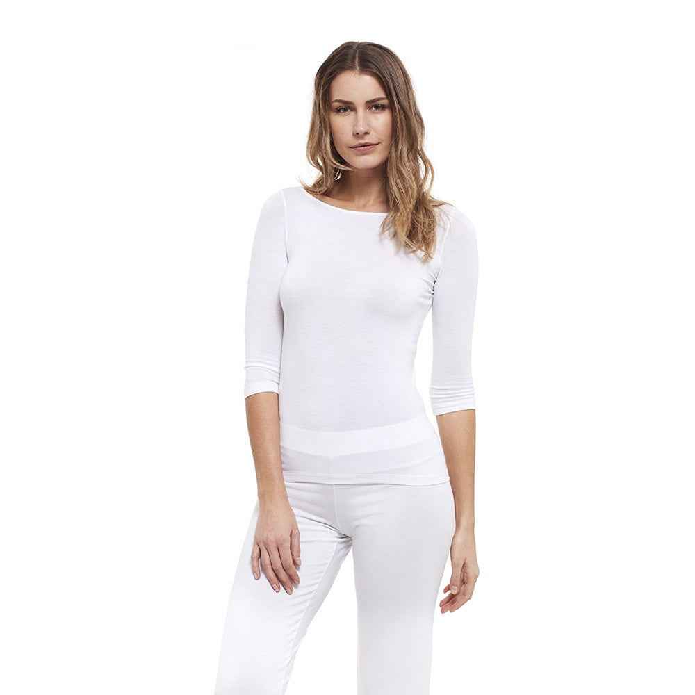 Maglietta donna Glow in fibra di bamboo