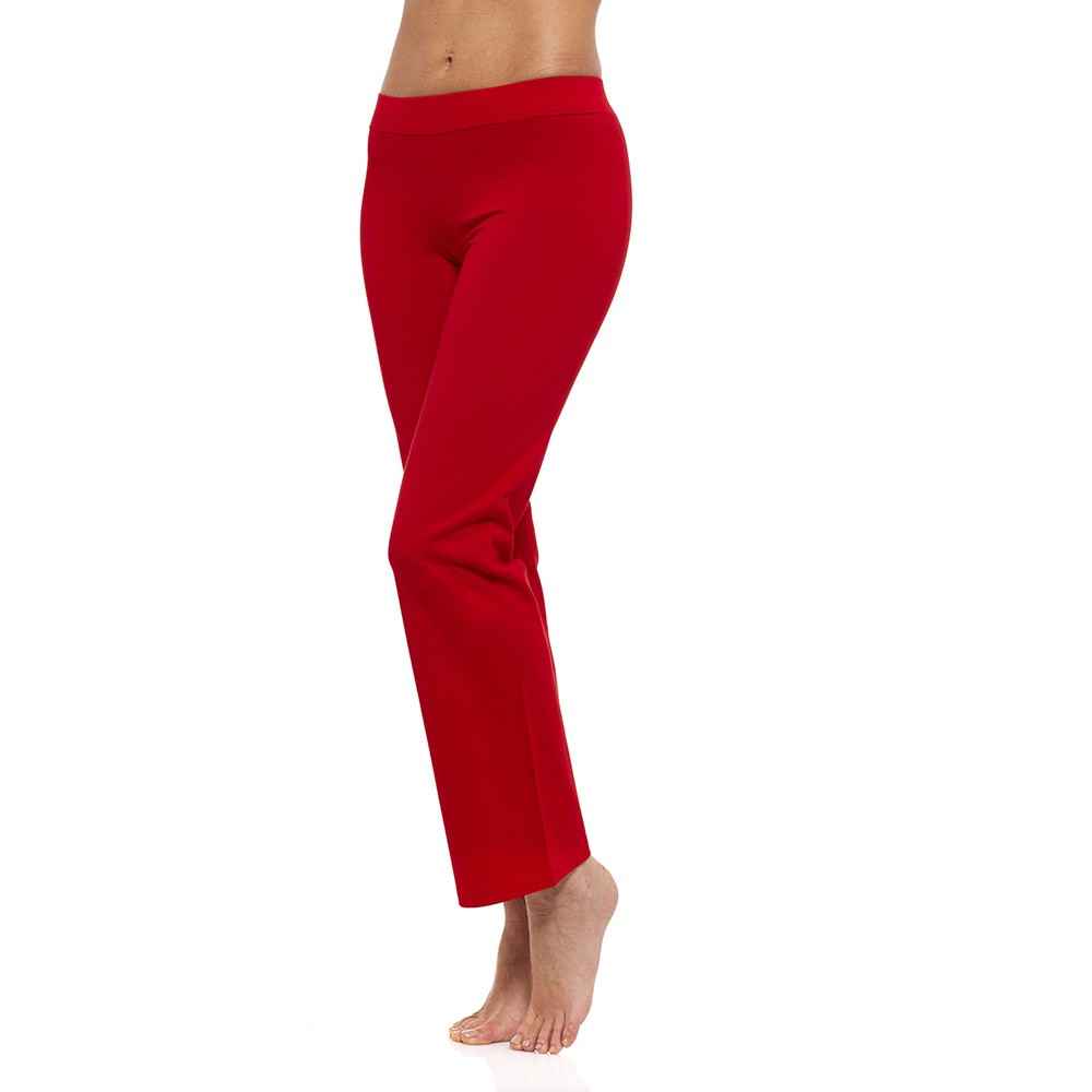 PANTALONE YOGA COTONE rosso MULADHARA - CHAKRA