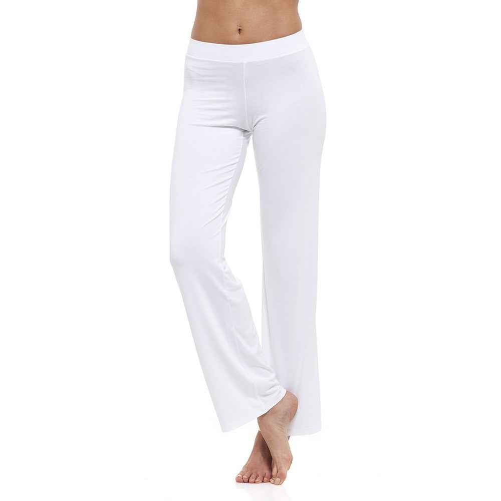 Pantalone donna in viscosa con ricamo - Relax