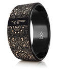 Mandala Black Yoga Wheel - YDL