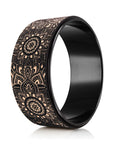 Mandala Black Yoga Wheel - YDL