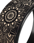 Mandala Black Yoga Wheel - YDL