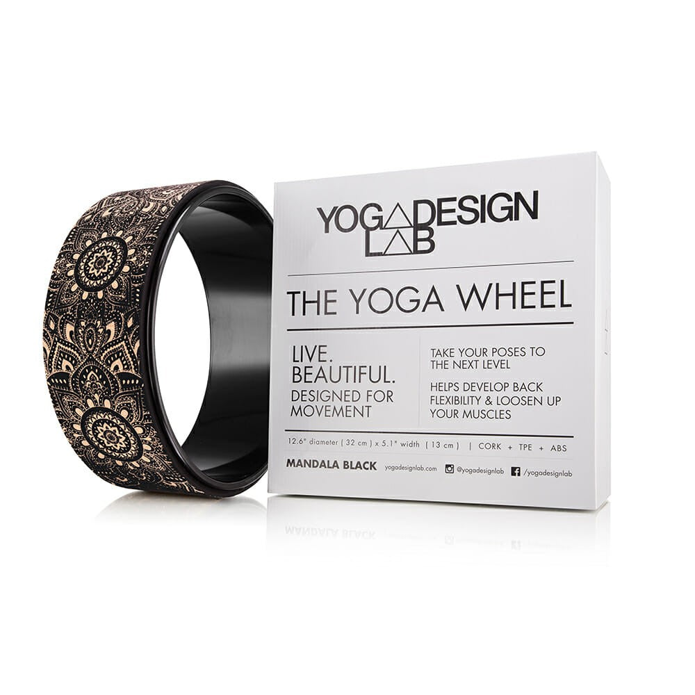 Mandala Black Yoga Wheel - YDL