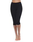 Vita alta - leggings Yoga Corto Nero - Yoga Essential