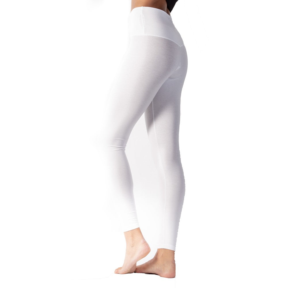 Leggings Yoga a Vita Alta con Ricamo - Microdream