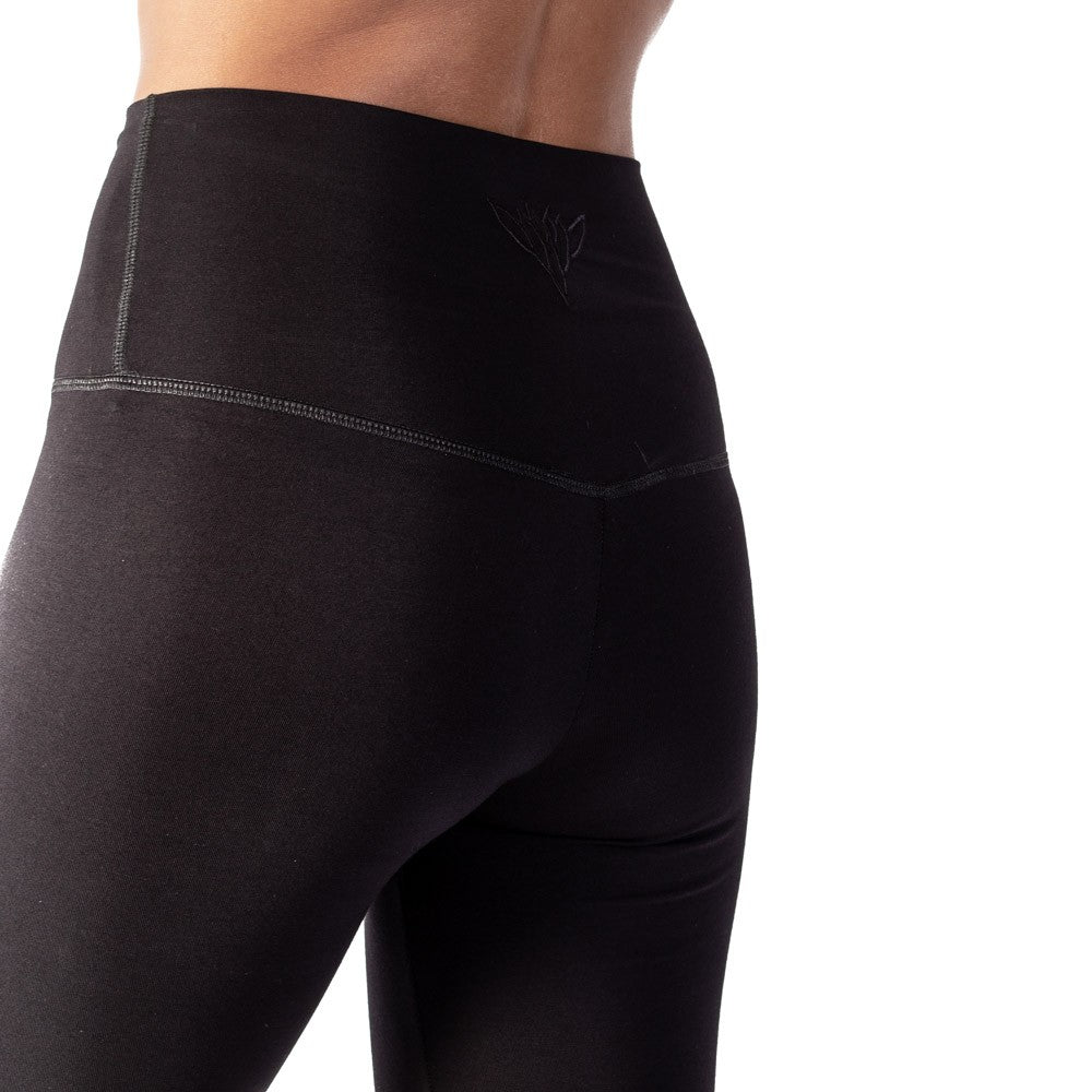 Leggings Yoga a Vita Alta con Ricamo - Microdream