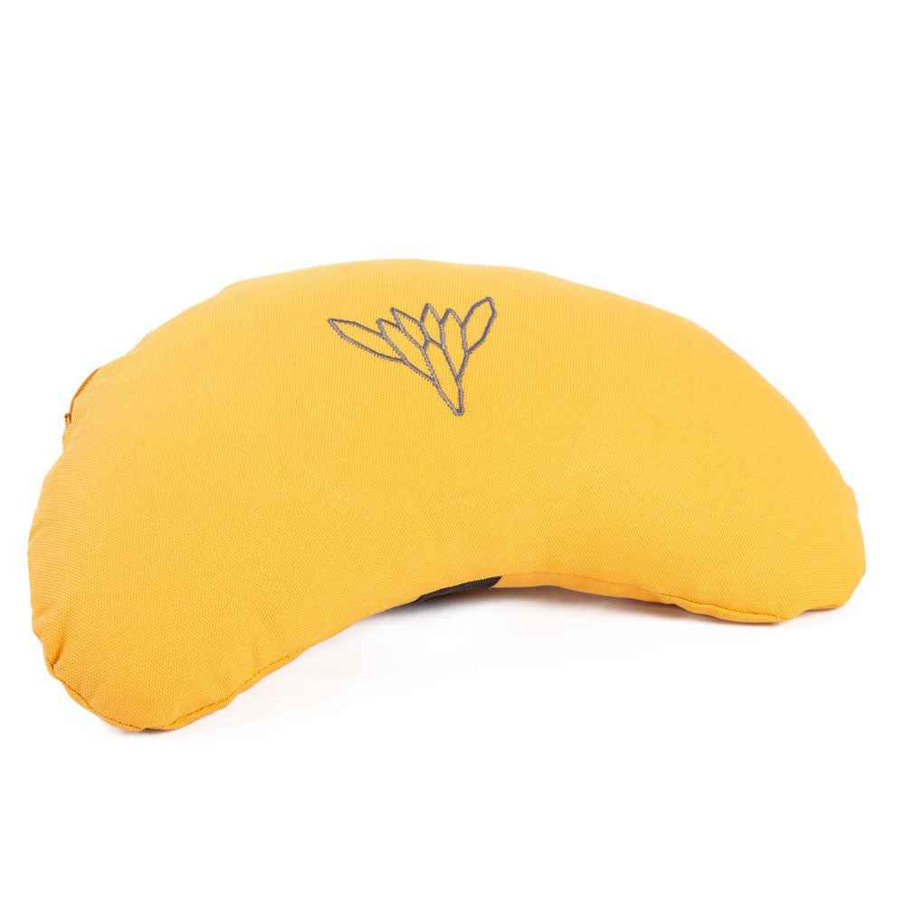 Cuscino mezzaluna piccolo per yoga e meditazione
