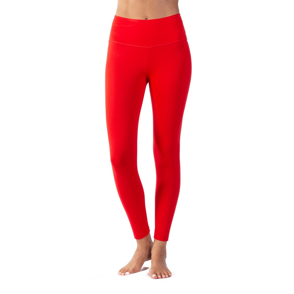 High-Waisted Yoga Leggings With Embroidery - Microdream