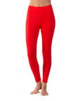 Leggings Yoga a Vita Alta con Ricamo