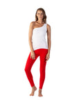 Leggings Yoga a Vita Alta con Ricamo