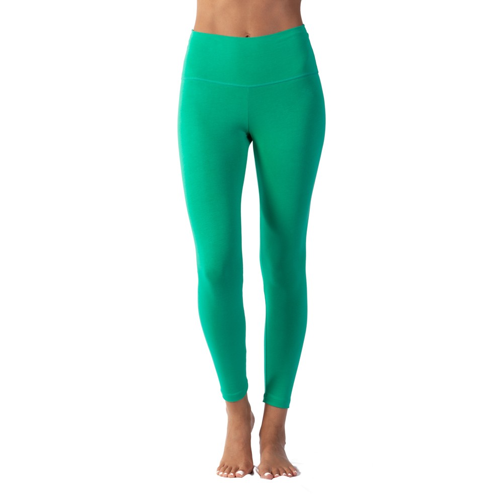 High-Waisted Yoga Leggings With Embroidery - Microdream