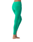 High-Waisted Yoga Leggings With Embroidery - Microdream