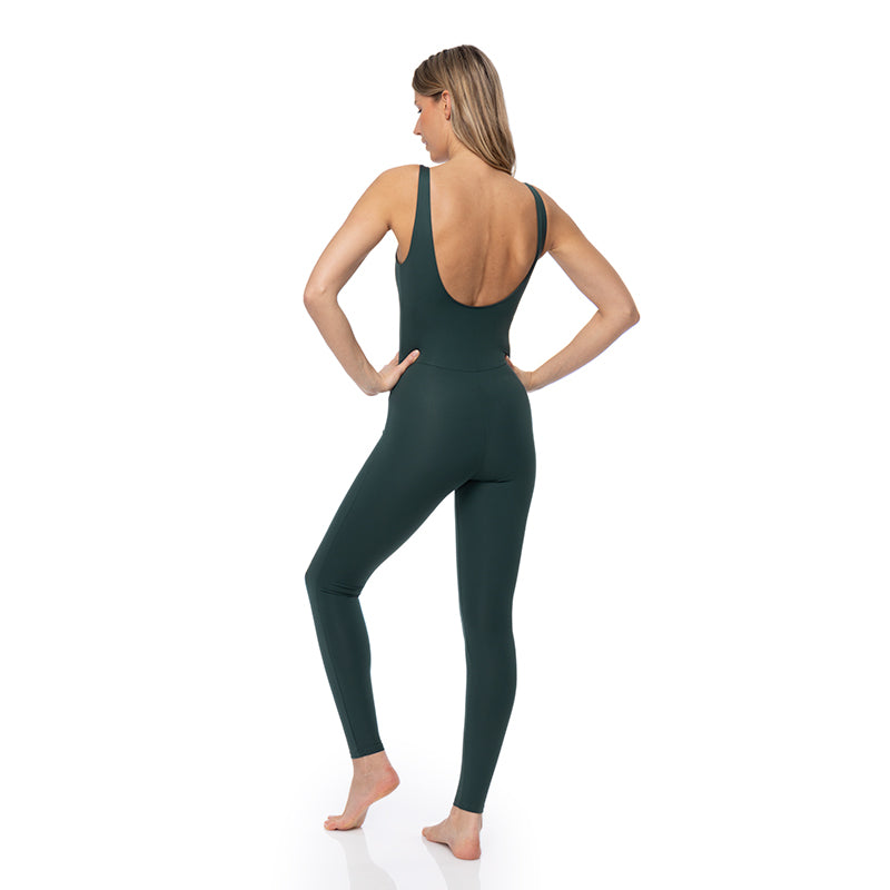 Tuta intera scollo ovale Girlfriend Collective - Yogaessential SSD A RL.