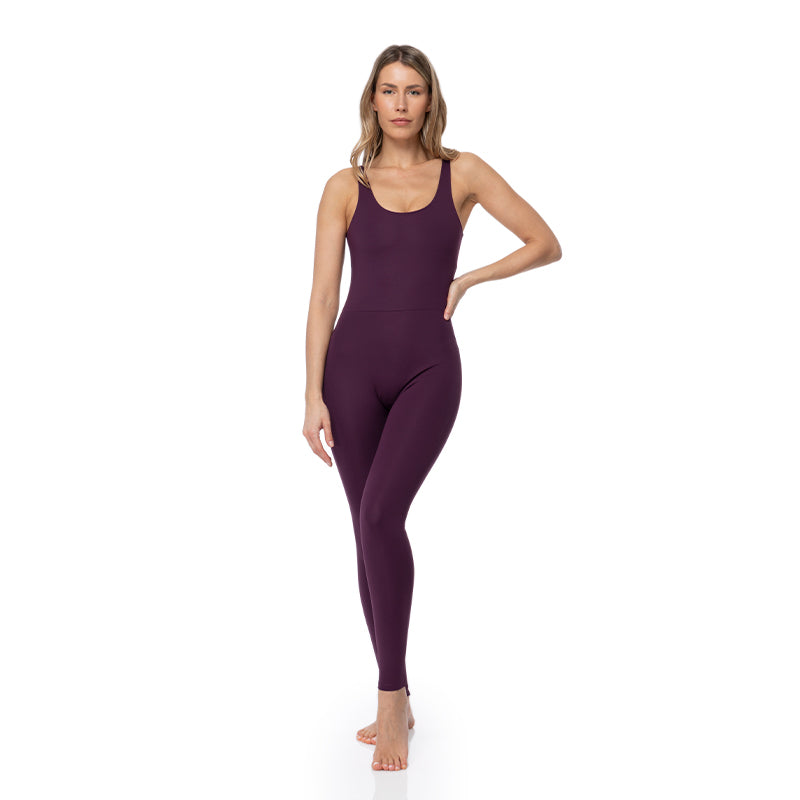 Tuta intera scollo ovale Girlfriend Collective - Yogaessential SSD A RL.