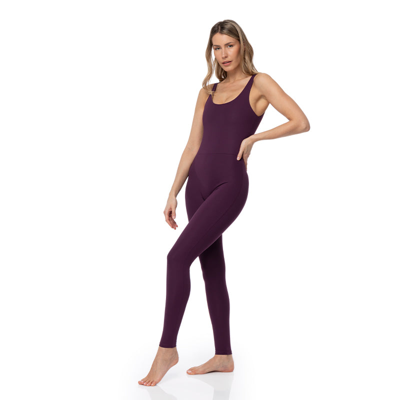 Tuta intera scollo ovale Girlfriend Collective - Yogaessential SSD A RL.