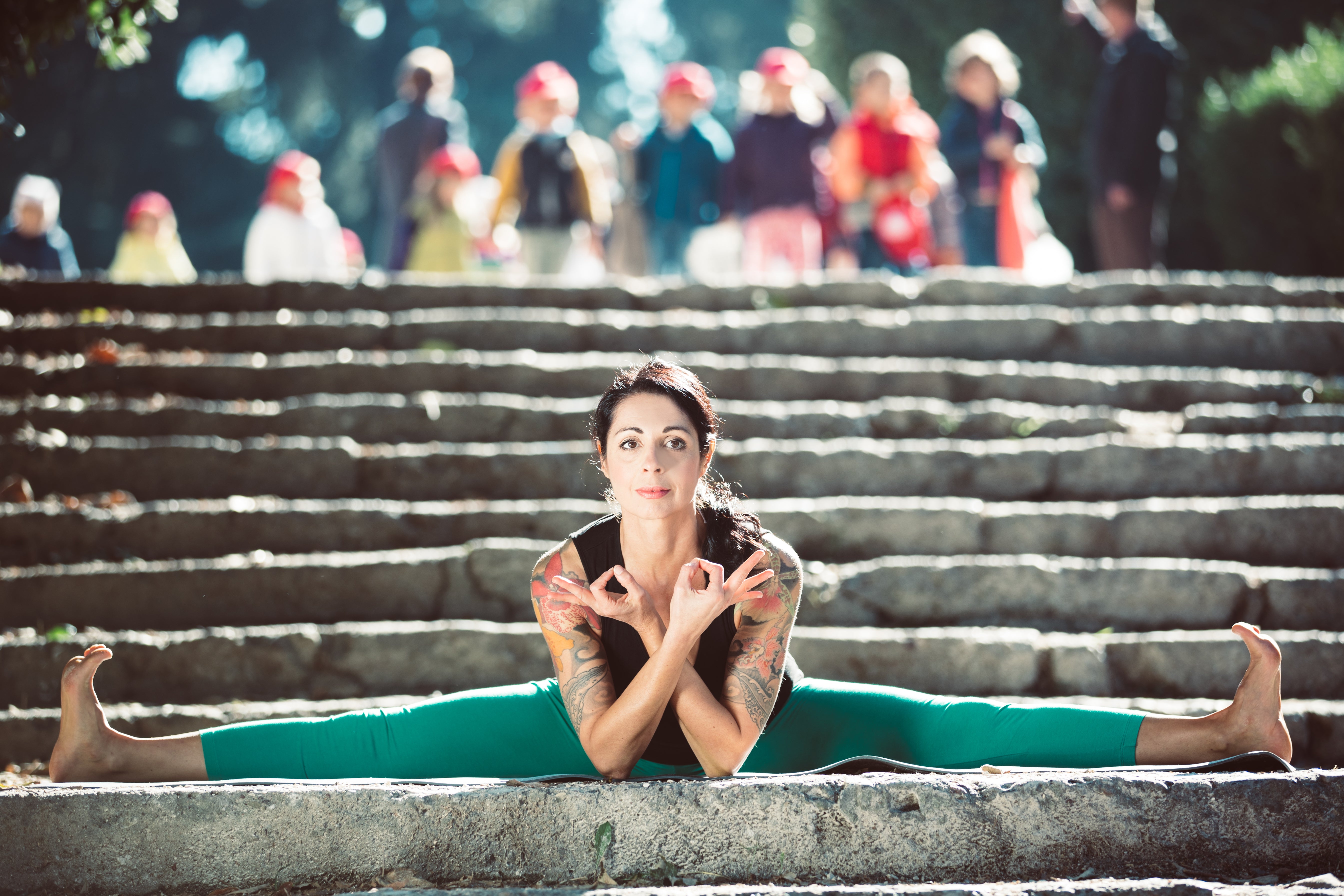 Leggings yoga colorati, vivacità e comfort - Yogaessential SSD A RL.
