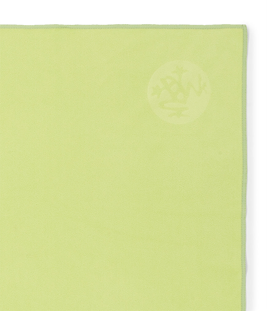 Manduka eQua asciugamano per tappetino - verde acido