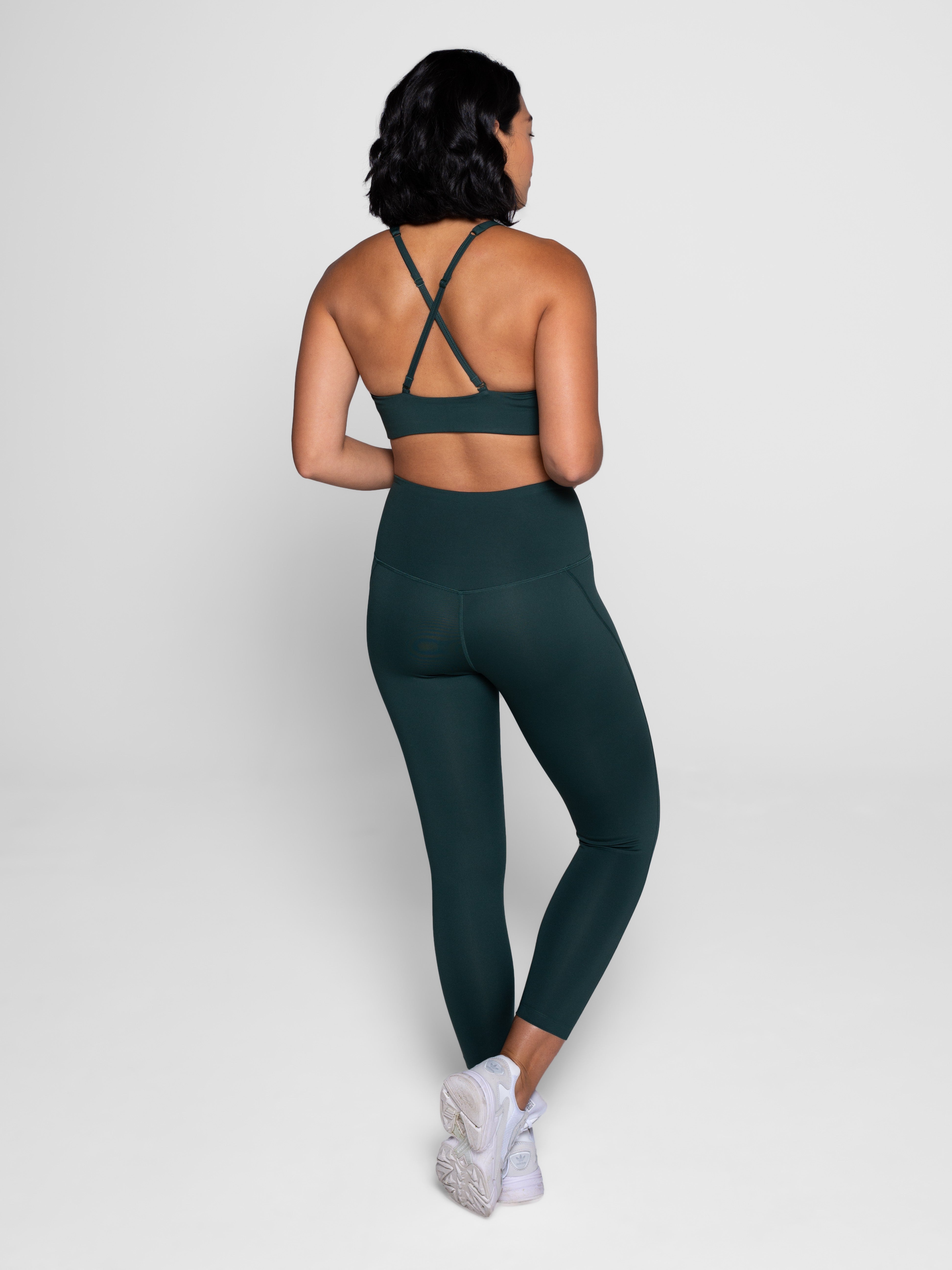 Leggings Vita Alta (MOSS) - Girlfriend Collective