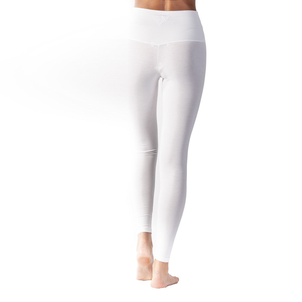 Leggings Yoga a Vita Alta con Ricamo - Microdream