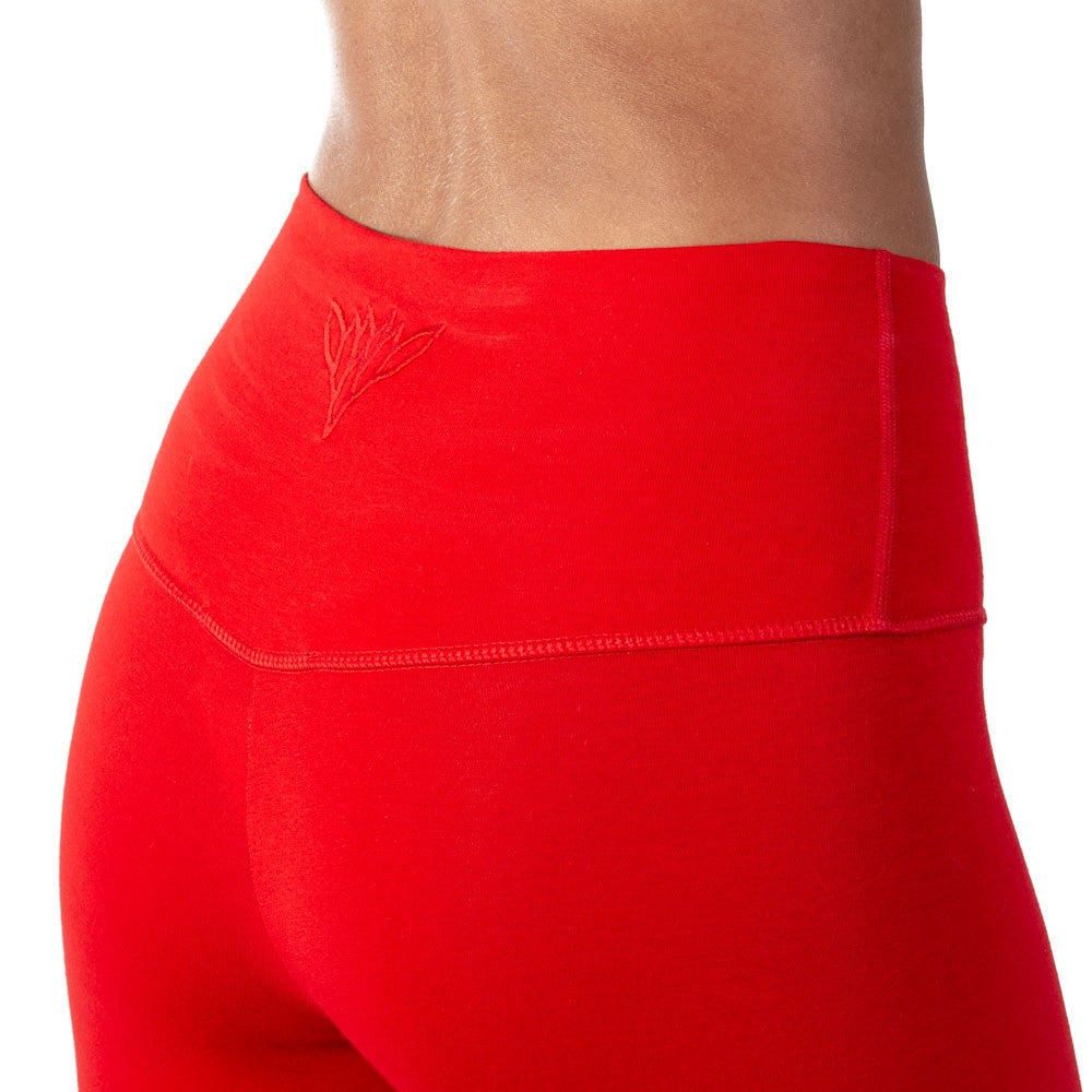 Leggings Yoga a Vita Alta con Ricamo