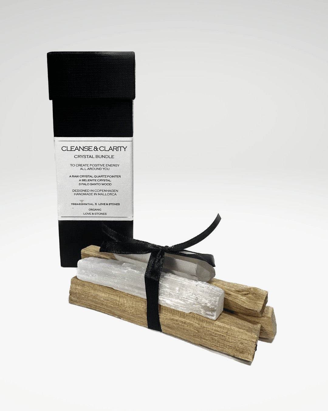 "CLEANSE & CLARITY" SET - con cristalli e Palo Santo - Love&Stones