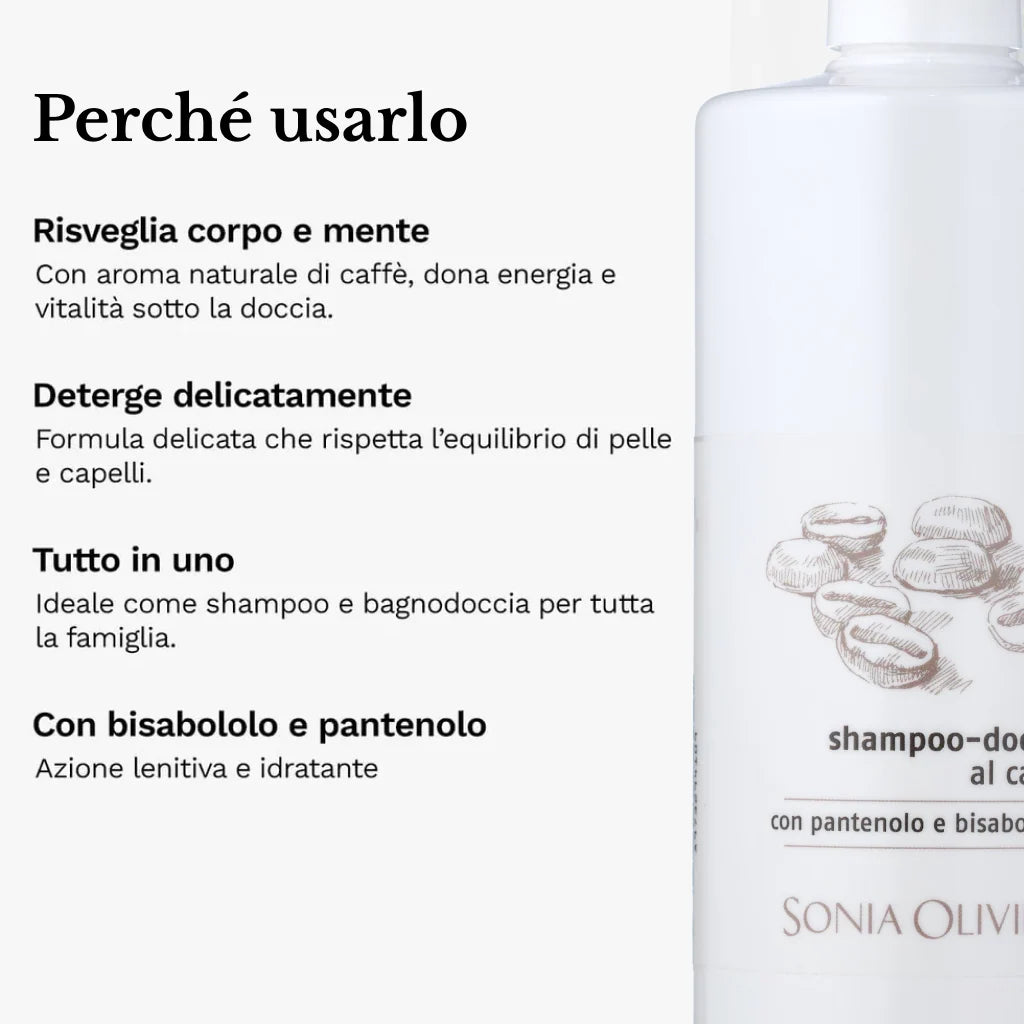 Shampoo-doccia al Caffè 500 ml
