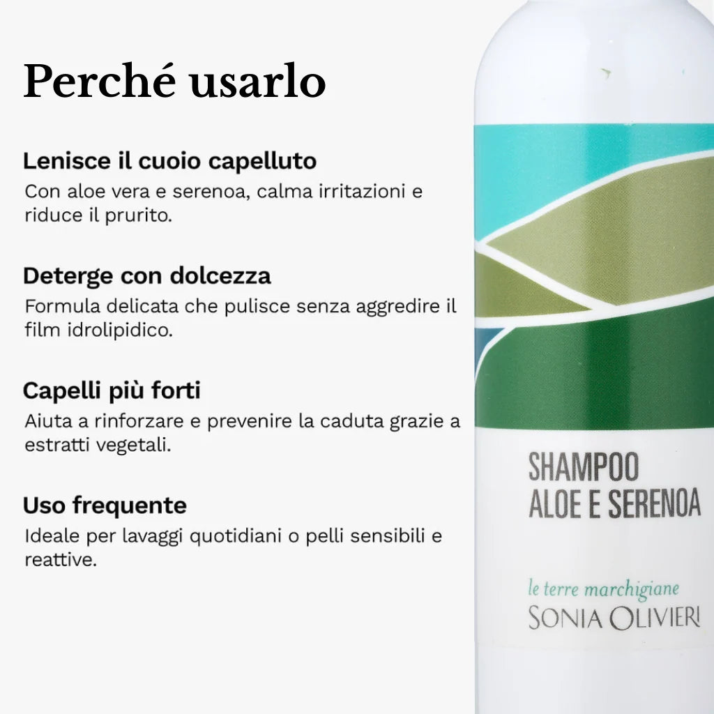 Shampoo Aloe e Serenoa 200 ml