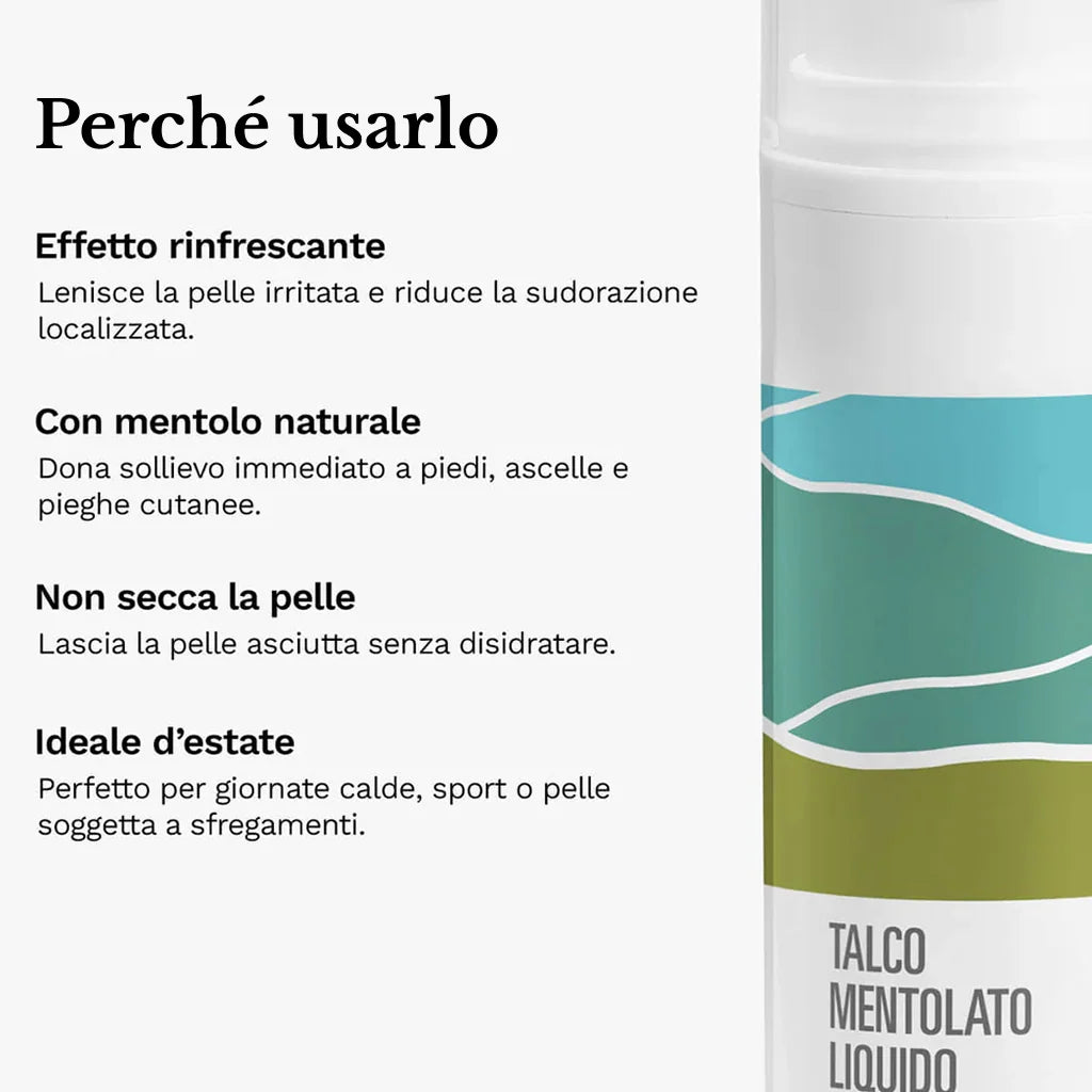 Talco Mentolato Liquido 200 ml